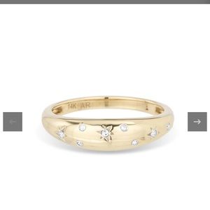 Adina Reyter Celestial Diamonds small half dome ring 7